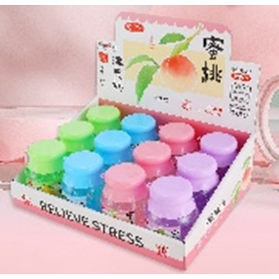 Crystal Slime Clay 250g Clear Fruit Jar Hot Milk